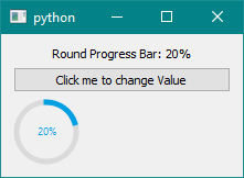 RoundProgressBar - PySide2extn/PyQt5extn Documentation